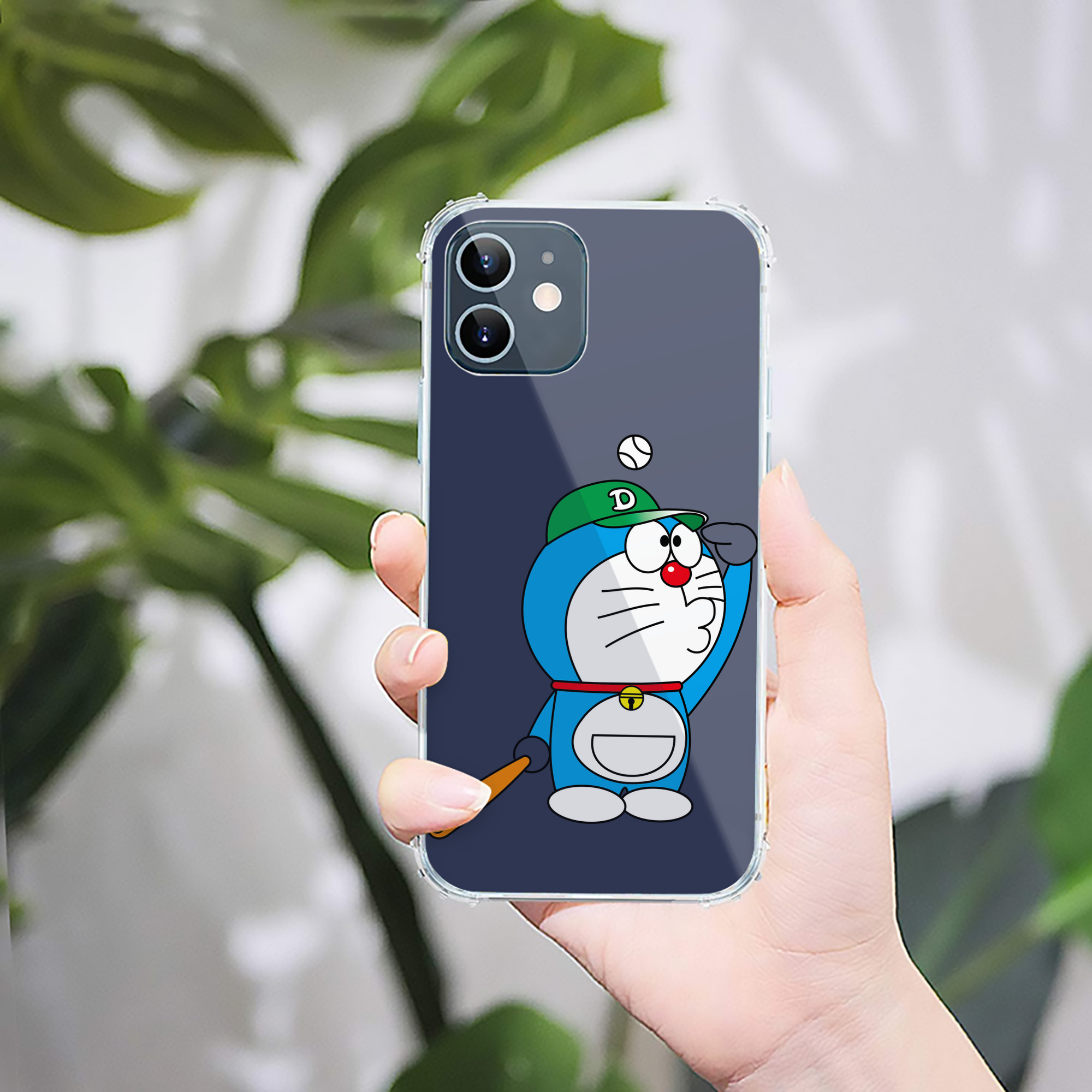 （画像用） ドラえもん Doraemon 【iPhone 12シリーズ対応】透明スマホケース（クリアソフトケース）